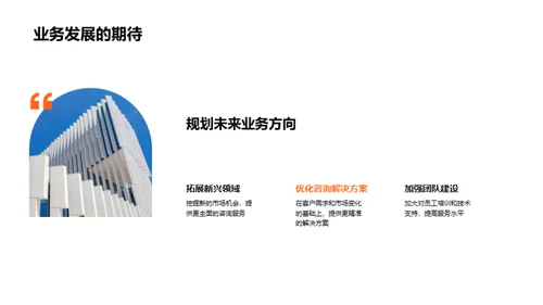 咨询业务月度总览