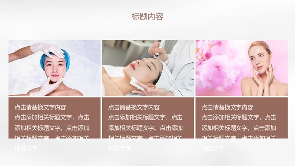 皮肤管理美容化妆品产品知识通用PPT模板