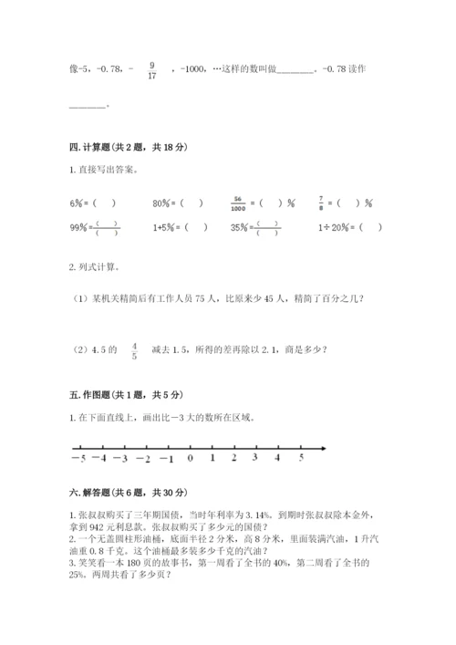 小升初数学期末测试卷（精练）.docx