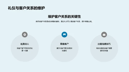 商务礼仪提升销售艺术