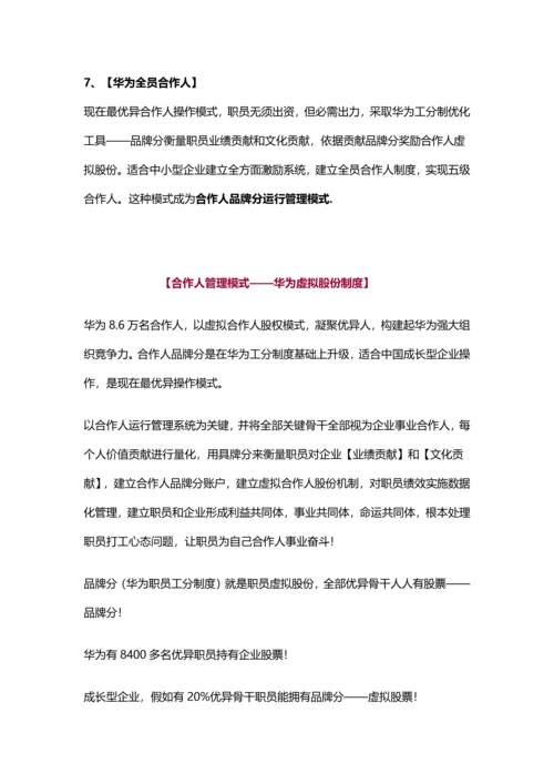 合伙人管理模式系统解决专业方案合伙人管理核心制度.docx