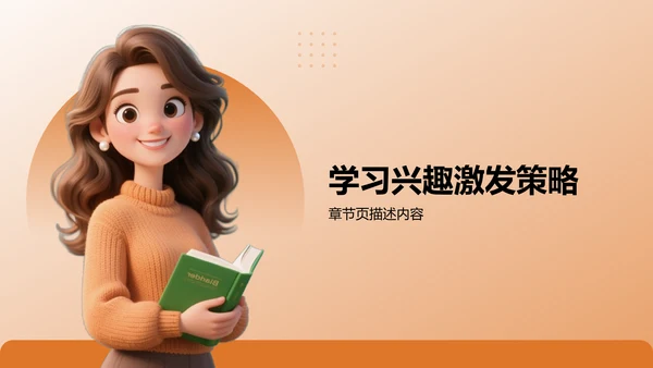 橙色3D风专业培训素材集PPT