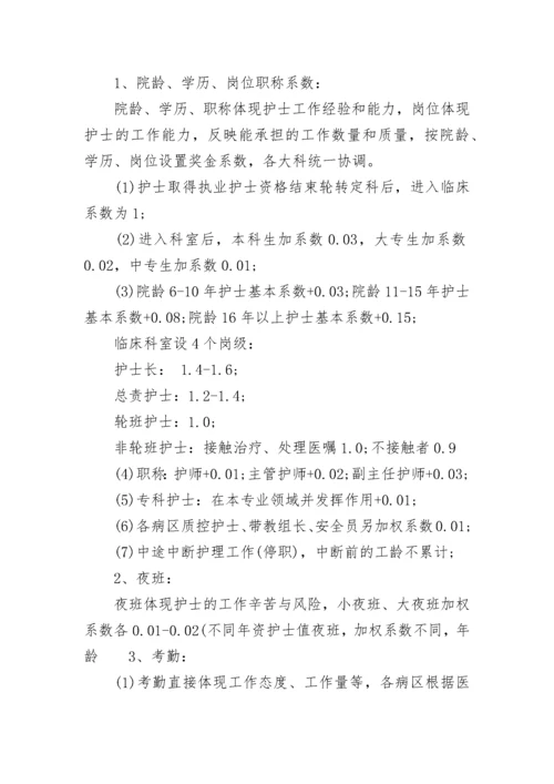 护理绩效考核方案.docx