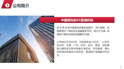 公司及企业业务简介PPT模板