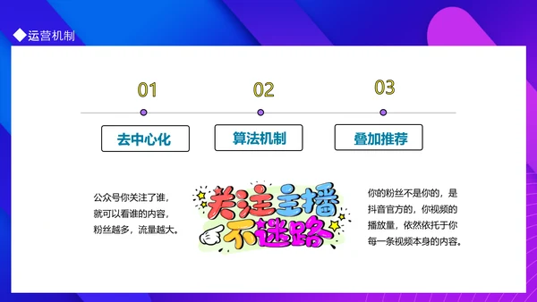抖音运营机制及玩法攻略PPT模板