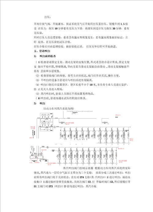 蒸汽管道及冷凝水系统施工方案