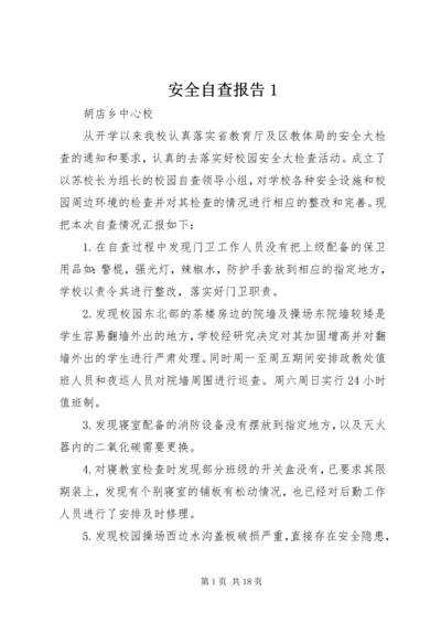 安全自查报告1.docx