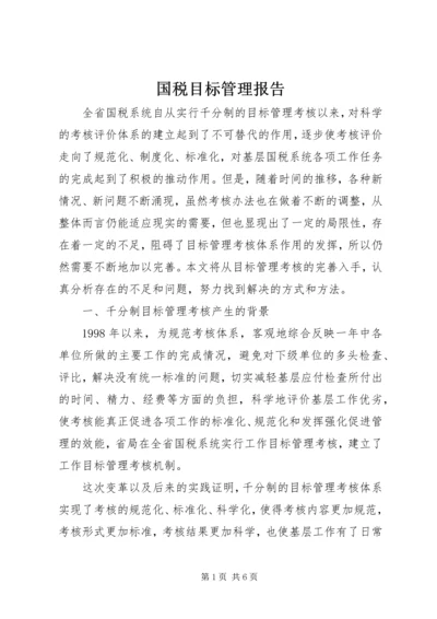国税目标管理报告.docx