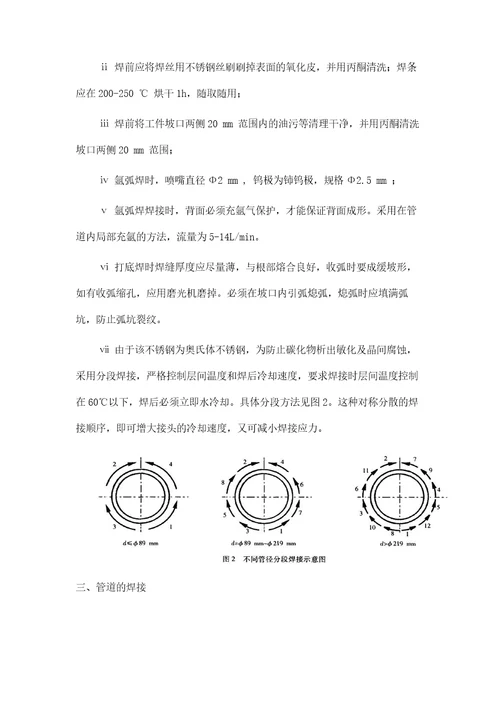 316L不锈钢管道安装方法