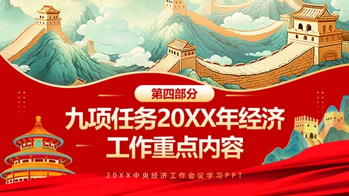 解读中央经济工作会议精神PPT模板
