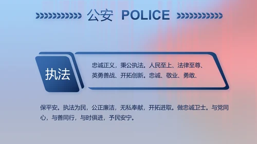 公安警察年终工作总结新年计划PPT