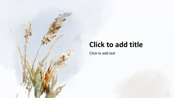 二十四节气白露PPT主题