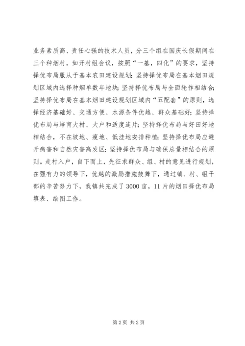 烤烟生产择优布局规划工作总结总结.docx