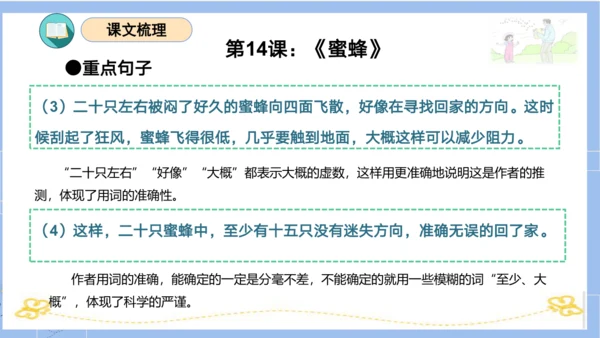 统编版三年级语文下册同步高效课堂系列第四单元（复习课件）