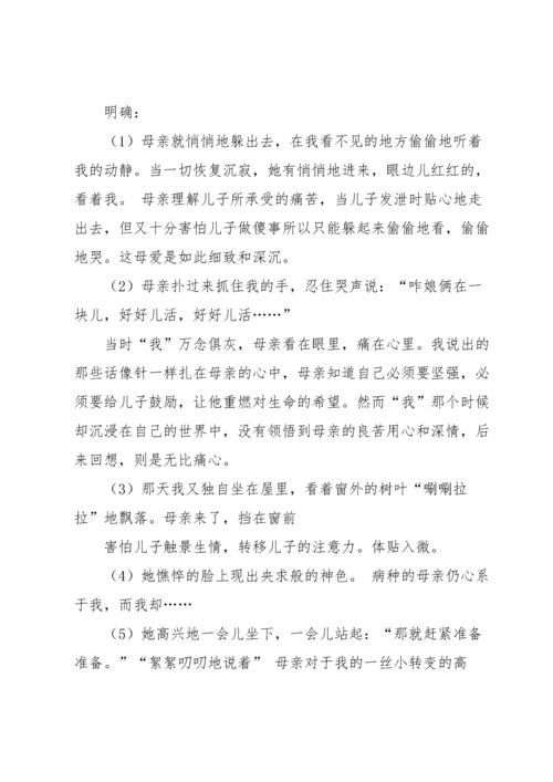 有关秋天的怀念教案集锦10篇.docx