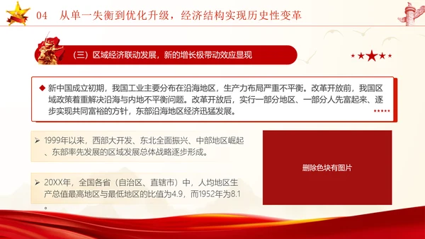 国庆节新中国史宣讲75年伟大成就党课ppt