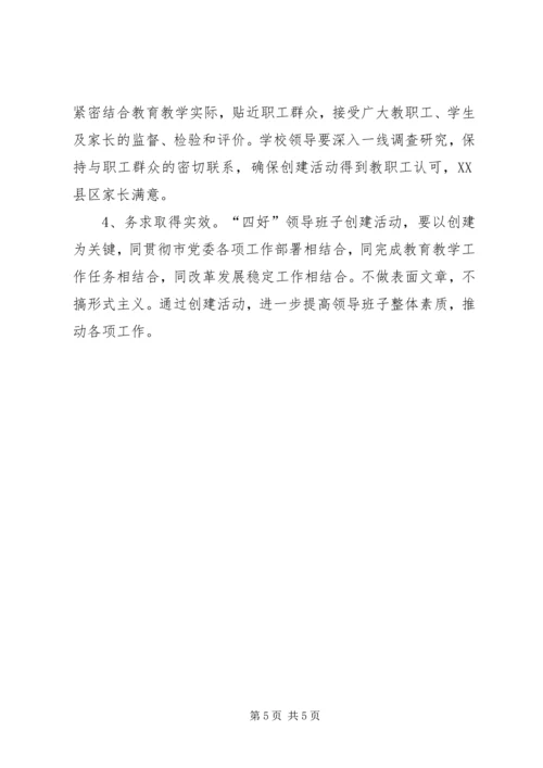 关于创建中心领导班子的实施意见 (4).docx