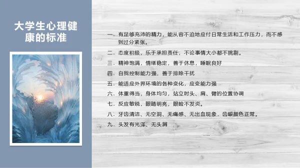 心理健康深夜灯光通用PPT模板