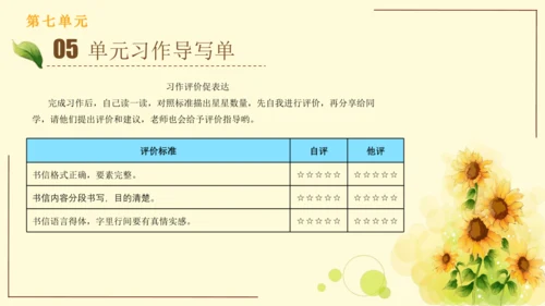 统编版语文四年级上册2024-2025学年度第七单元习作： 写信（课件）