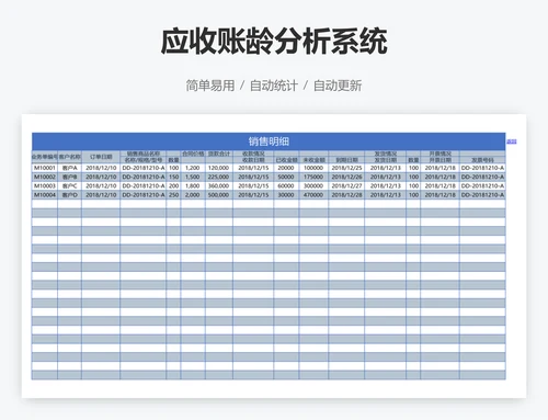 应收账龄分析系统