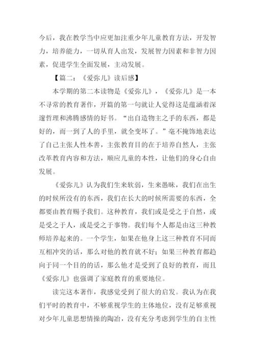 爱弥儿读后感1000字.docx