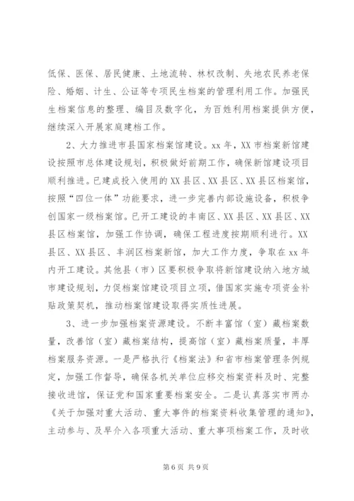 档案局工作总结 (6).docx