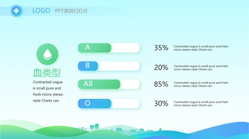 蓝色大气社区防疫工作汇报PPT