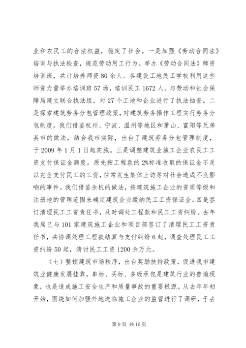 市规划局年度建筑行业工作总结 (2).docx