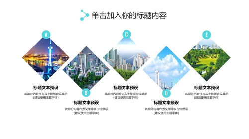 实用互联网智慧城市建设发展规划PPT模板