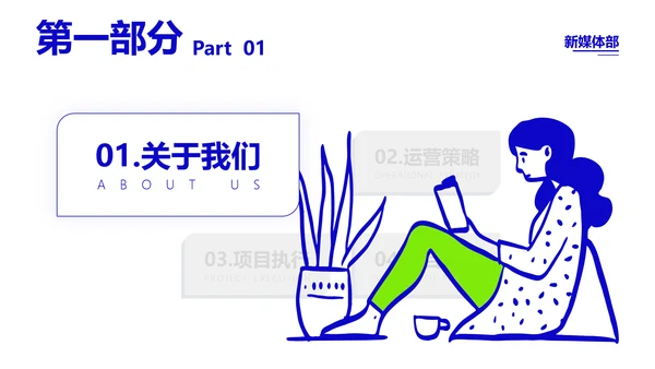 新媒体运营活动项目方案策划书PPT模板