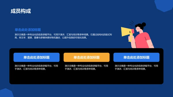 青志协部门介绍与职责展示PPT模板