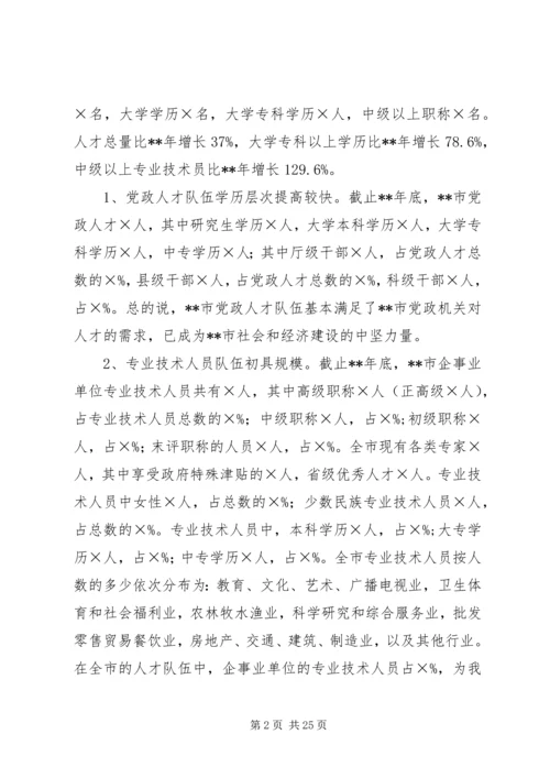 人才队伍建设问题报告.docx