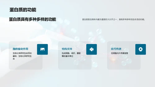 科技风生物医疗教学课件PPT模板