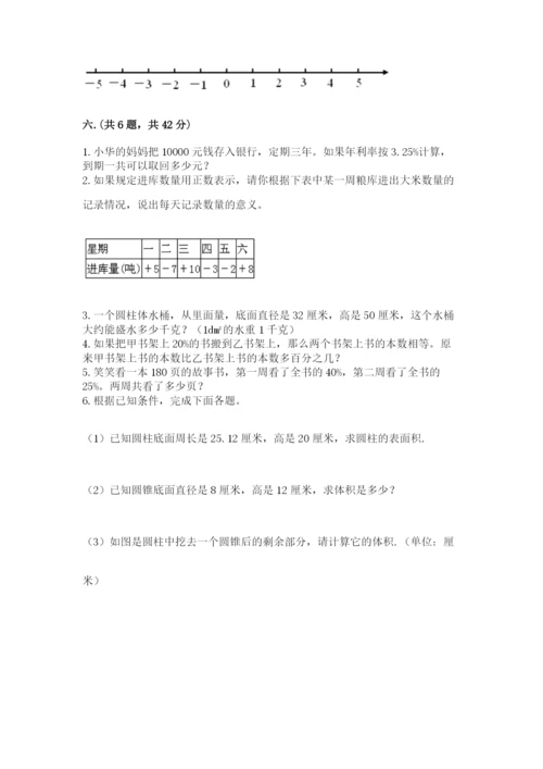 黑龙江【小升初】2023年小升初数学试卷（达标题）.docx