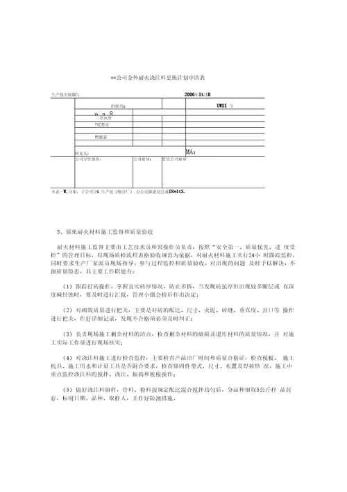 水泥厂耐火材料的精细化管理