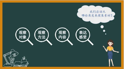 统编版语文四年级上册 第三单元习作：  写观察日记课件