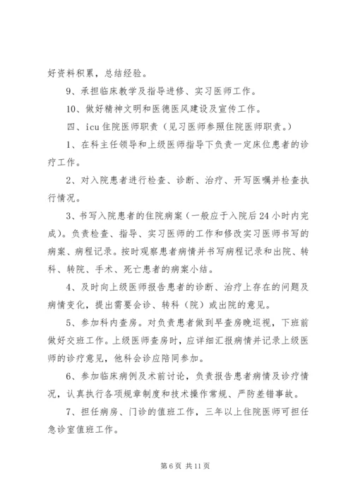 在重症医学科工作的感想.docx