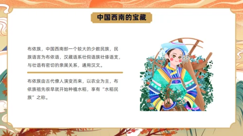 走进布依族文化通用PPT模板