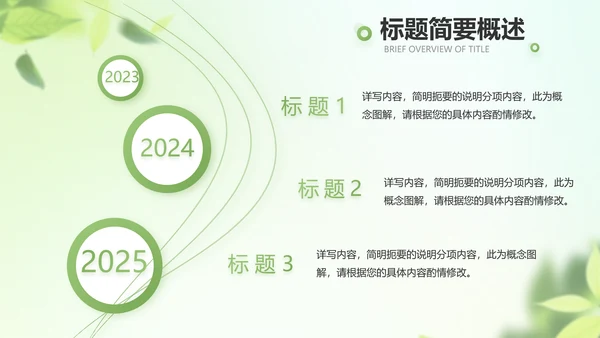 遇夏文艺小清新工作总结汇报动态PPT