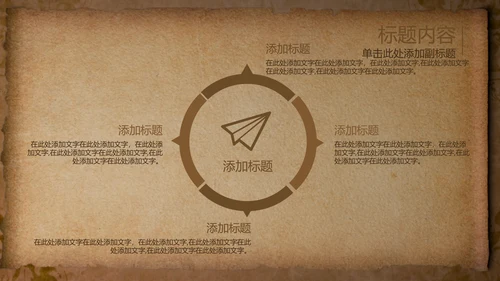 开头视频片头打开卷轴复古ppt动态模板