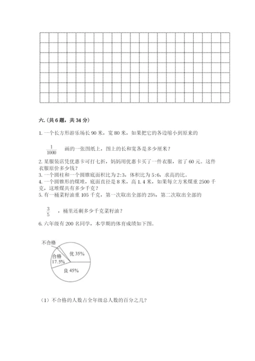 人教版六年级数学下学期期末测试题精品（综合题）.docx