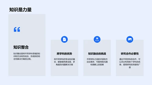 答辩报告：跨学科研究