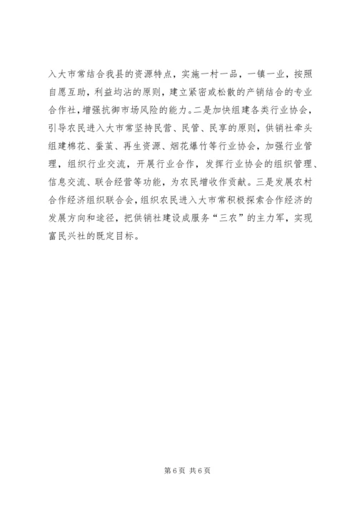 供销社年度工作目标措施 (5).docx