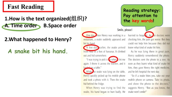 公开课Module 8 Accidents Unit 2 I was trying to pick 