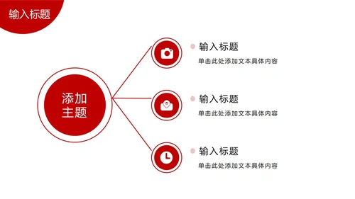 红色大气高级简约公司介绍PPT模板