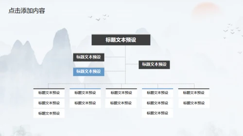 古韵水墨意境中国风通用PPT模板