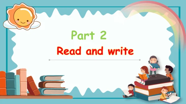 Unit 2 My week Part B & C Read and write & Story t