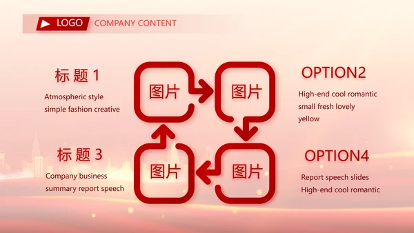 红色喜庆银行10周年庆ppt模板活动策划方案