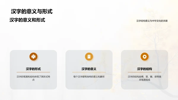 汉字知识讲解PPT模板