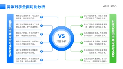 蓝绿色简约风比较